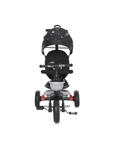 10050632345,Tricicleta pentru copii, Revel, sezut rotativ la 360 grade, 1-5 Ani, Black Cosmos
