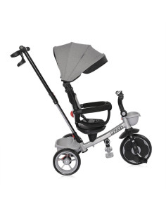 10050630001,Tricicleta pentru copii, Revel, sezut rotativ la 360 grade, 1-5 Ani, Grey 2