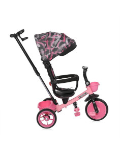 10050630002,Tricicleta pentru copii, Revel, sezut rotativ la 360 grade, 1-5 Ani, Pink 2