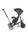 10050642345,Tricicleta pentru copii, Voyage, cu sezut reversibil, 1-5 Ani, Black Cosmos