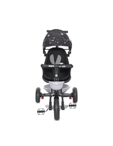 10050642345,Tricicleta pentru copii, Voyage, cu sezut reversibil, 1-5 Ani, Black Cosmos