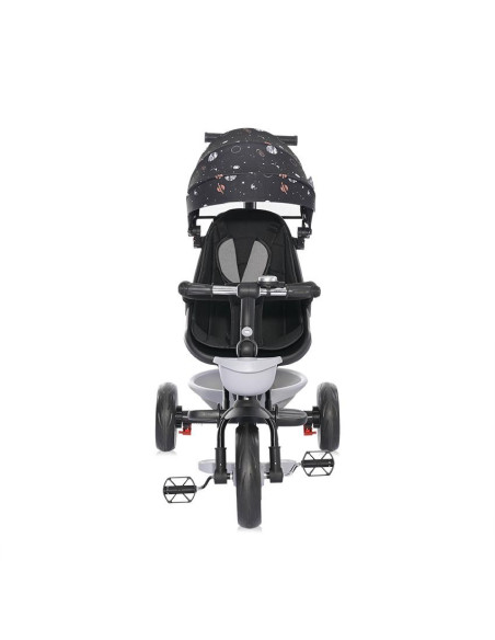 10050642345,Tricicleta pentru copii, Voyage, cu sezut reversibil, 1-5 Ani, Black Cosmos