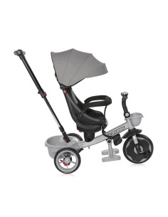 10050640001,Tricicleta pentru copii, Voyage, cu sezut reversibil, 1-5 Ani, Grey 2