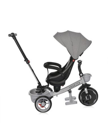 10050640001,Tricicleta pentru copii, Voyage, cu sezut reversibil, 1-5 Ani, Grey
