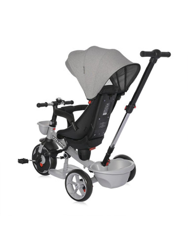 10050640001,Tricicleta pentru copii, Voyage, cu sezut reversibil, 1-5 Ani, Grey