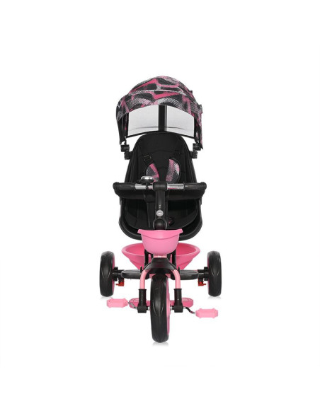 10050640002,Tricicleta pentru copii, Voyage, cu sezut reversibil, 1-5 Ani, Pink