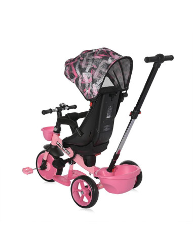 10050640002,Tricicleta pentru copii, Voyage, cu sezut reversibil, 1-5 Ani, Pink