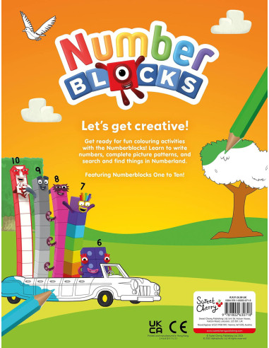 9781802630718,Carte cu activitati Numberblocks - Colorez & ma distrez