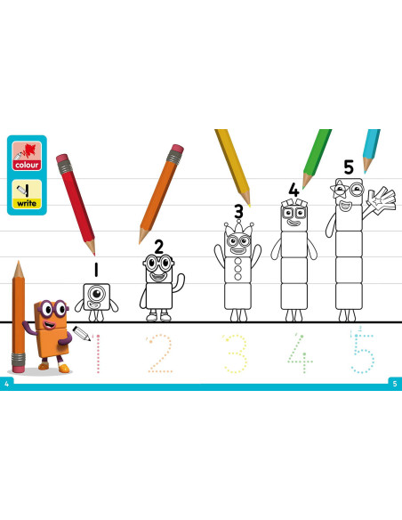 9781802630718,Carte cu activitati Numberblocks - Colorez & ma distrez