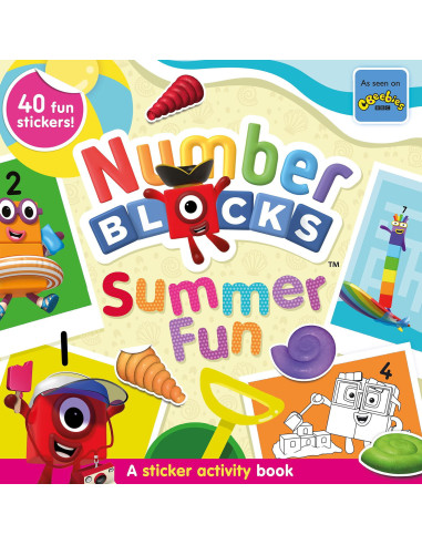 9781802630749,Carticica cu abtibilduri Numberblocks - Summer Fun