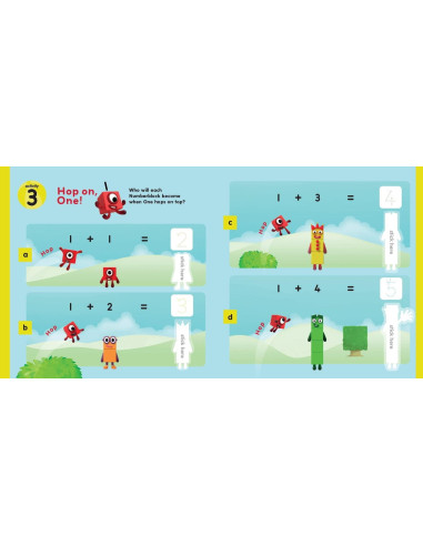 9781802630749,Carticica cu abtibilduri Numberblocks - Summer Fun