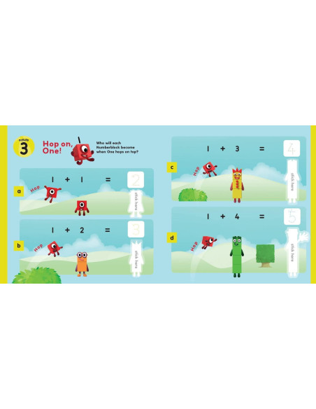 9781802630749,Carticica cu abtibilduri Numberblocks - Summer Fun