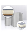 BN-LO-STEFI_PLUS_PINK_YELLOW,Lionelo - Patut pliant cu doua nivele, Stefi Plus, Cu intrare laterala cu fermoar, 2 roti, 120 x 60