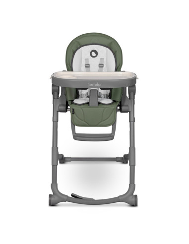 BN-LO-CORA _PLUS_GREEN_OLIVE,Lionelo - Scaun de masa multifunctional Cora Plus, Reglabil in 4 pozitii pe inaltime, Spatar reglab