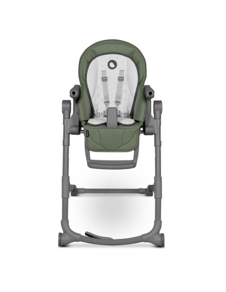 BN-LO-CORA _PLUS_GREEN_OLIVE,Lionelo - Scaun de masa multifunctional Cora Plus, Reglabil in 4 pozitii pe inaltime, Spatar reglab