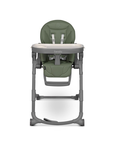 BN-LO-CORA _PLUS_GREEN_OLIVE,Lionelo - Scaun de masa multifunctional Cora Plus, Reglabil in 4 pozitii pe inaltime, Spatar reglab