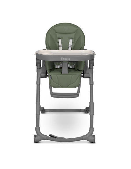 BN-LO-CORA _PLUS_GREEN_OLIVE,Lionelo - Scaun de masa multifunctional Cora Plus, Reglabil in 4 pozitii pe inaltime, Spatar reglab