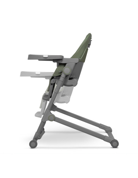 BN-LO-CORA _PLUS_GREEN_OLIVE,Lionelo - Scaun de masa multifunctional Cora Plus, Reglabil in 4 pozitii pe inaltime, Spatar reglab