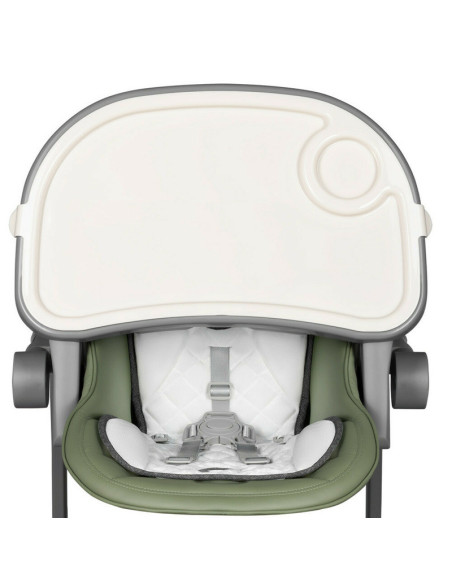 BN-LO-CORA _PLUS_GREEN_OLIVE,Lionelo - Scaun de masa multifunctional Cora Plus, Reglabil in 4 pozitii pe inaltime, Spatar reglab