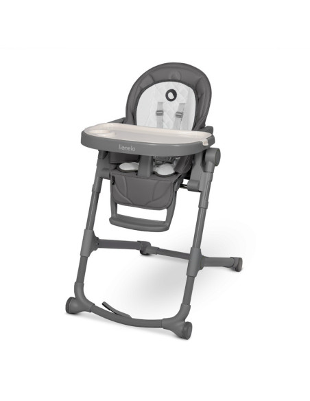 BN-LO-CORA_PLUS_GREY_STONE,Lionelo - Scaun de masa multifunctional Cora Plus, Reglabil in 4 pozitii pe inaltime, Spatar reglabil