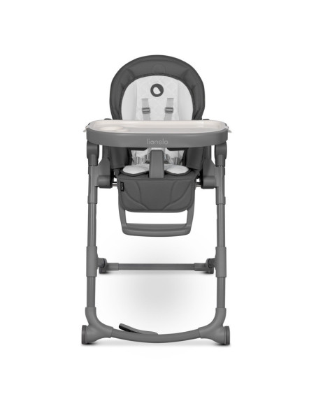BN-LO-CORA_PLUS_GREY_STONE,Lionelo - Scaun de masa multifunctional Cora Plus, Reglabil in 4 pozitii pe inaltime, Spatar reglabil
