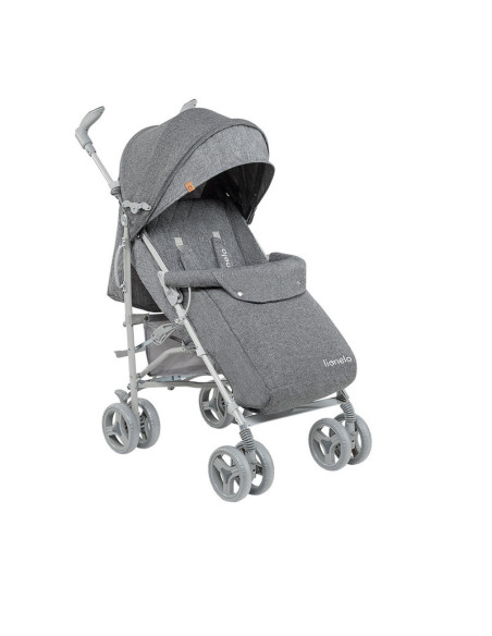 BN-LO-IRMA_GREY/DARKGREY_resigilat,Lionelo - Carucior sport Irma, Cu husa de picioare, Cu plasa de tantari, Conform cu standardu