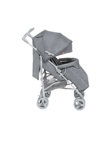 BN-LO-IRMA_GREY/DARKGREY_resigilat,Lionelo - Carucior sport Irma, Cu husa de picioare, Cu plasa de tantari, Conform cu standardu