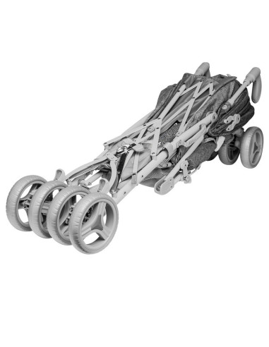 BN-LO-IRMA_GREY/DARKGREY_resigilat,Lionelo - Carucior sport Irma, Cu husa de picioare, Cu plasa de tantari, Conform cu standardu