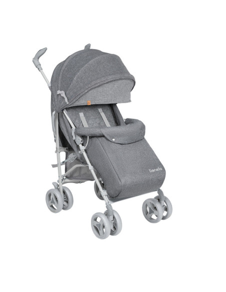BN-LO-IRMA_GREY/DARKGREY_resigilat,Lionelo - Carucior sport Irma, Cu husa de picioare, Cu plasa de tantari, Conform cu standardu