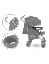 BN-LO-IRMA_GREY/DARKGREY_resigilat,Lionelo - Carucior sport Irma, Cu husa de picioare, Cu plasa de tantari, Conform cu standardu