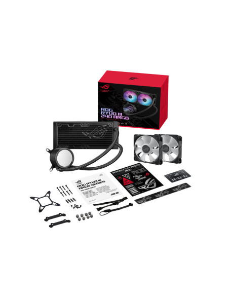 90RC00J1-M0UAY0,Cooler procesor cu lichid ASUS ROG Ryuo III 240 iluminare aRGB cu display 90RC00J1-M0UAY0,Cooler procesor cu lichid ASUS ROG Ryuo III 240 iluminare aRGB cu display