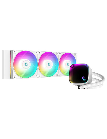R-LS720-WHAMMM-G-1,Cooler procesor cu lichid Deepcool LS720 SE alb iluminare aRGB R-LS720-WHAMMM-G-1,Cooler procesor cu lichid Deepcool LS720 SE alb iluminare aRGB