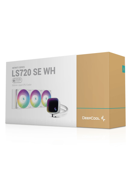 R-LS720-WHAMMM-G-1,Cooler procesor cu lichid Deepcool LS720 SE alb iluminare aRGB R-LS720-WHAMMM-G-1,Cooler procesor cu lichid Deepcool LS720 SE alb iluminare aRGB