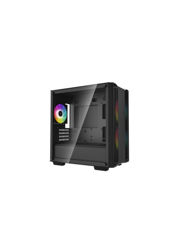 R-CC360-BKAPM3-G-1,Carcasa Deepcool CC360 neagra iluminare aRGB R-CC360-BKAPM3-G-1,Carcasa Deepcool CC360 neagra iluminare aRGB