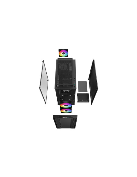 R-CC360-BKAPM3-G-1,Carcasa Deepcool CC360 neagra iluminare aRGB R-CC360-BKAPM3-G-1,Carcasa Deepcool CC360 neagra iluminare aRGB