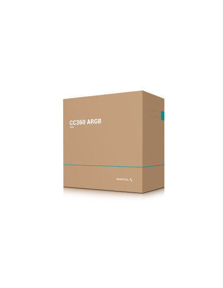 R-CC360-BKAPM3-G-1,Carcasa Deepcool CC360 neagra iluminare aRGB R-CC360-BKAPM3-G-1,Carcasa Deepcool CC360 neagra iluminare aRGB