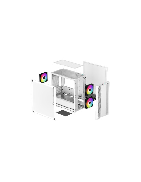 R-CC360-WHAPM3-G-1,Carcasa Deepcool CC360 alba iluminare aRGB R-CC360-WHAPM3-G-1,Carcasa Deepcool CC360 alba iluminare aRGB