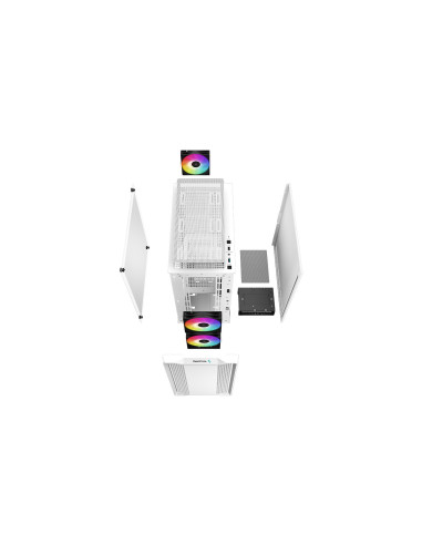 R-CC360-WHAPM3-G-1,Carcasa Deepcool CC360 alba iluminare aRGB R-CC360-WHAPM3-G-1,Carcasa Deepcool CC360 alba iluminare aRGB