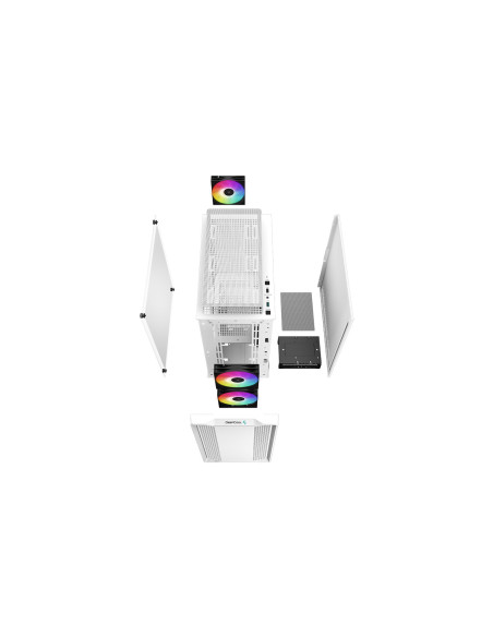 R-CC360-WHAPM3-G-1,Carcasa Deepcool CC360 alba iluminare aRGB R-CC360-WHAPM3-G-1,Carcasa Deepcool CC360 alba iluminare aRGB
