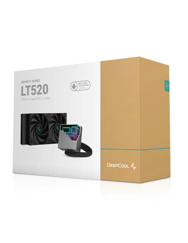 R-LT520-BKAMNF-G-1,Cooler procesor cu lichid Deepcool LT520 negru iluminare aRGB