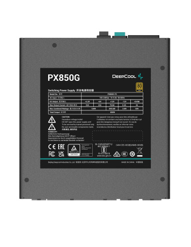 R-PX850G-FC0B-EU,Sursa full modulara Deepcool PX850G 850W neagra