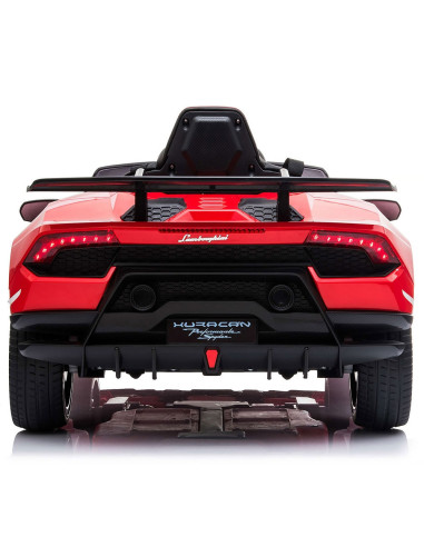 ELKLAHU22RE,Masinuta electrica Chipolino Lamborghini Huracan red cu scaun din piele si roti EVA