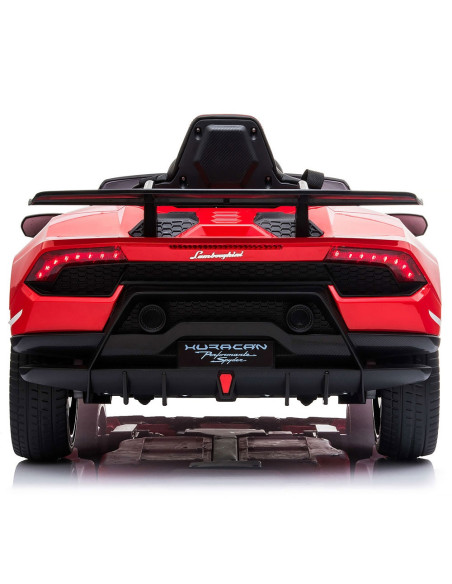 ELKLAHU22RE,Masinuta electrica Chipolino Lamborghini Huracan red cu scaun din piele si roti EVA