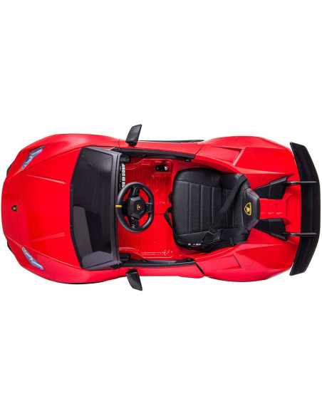 ELKLAHU22RE,Masinuta electrica Chipolino Lamborghini Huracan red cu scaun din piele si roti EVA