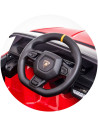 ELKLAHU22RE,Masinuta electrica Chipolino Lamborghini Huracan red cu scaun din piele si roti EVA