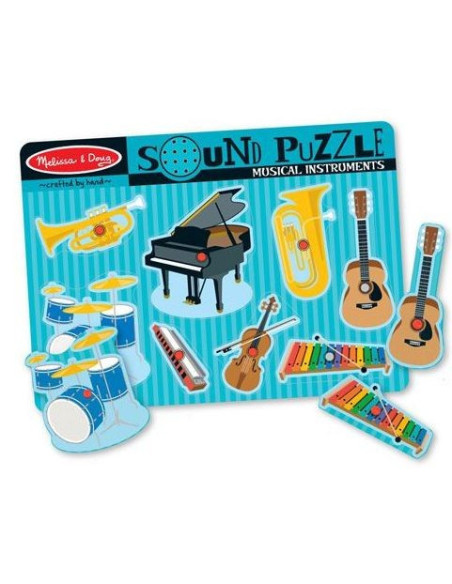 MD0732,Puzzle sonor Instrumente muzicale Melissa and Doug