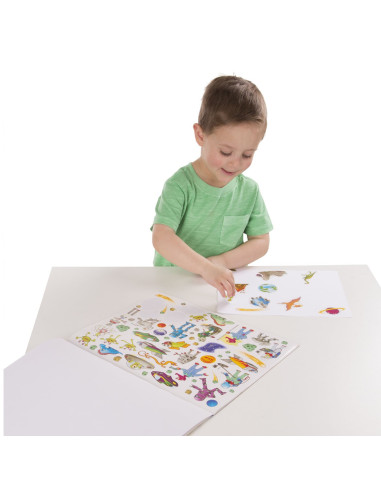 MD4246,Colectia de abtibilduri Melissa and Doug Albastru