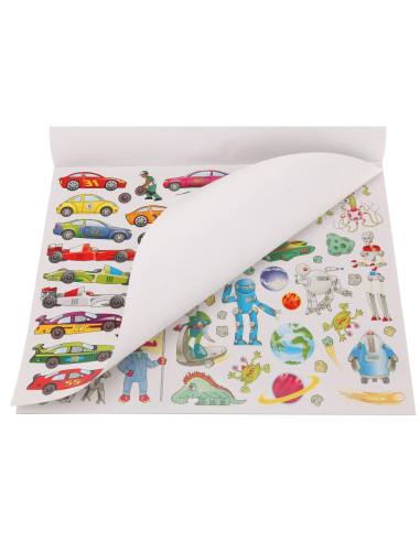 MD4246,Colectia de abtibilduri Melissa and Doug Albastru