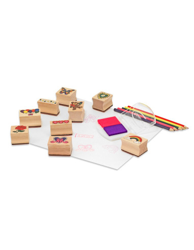 MD1632,Set de stampile Prietenie Melissa and Doug