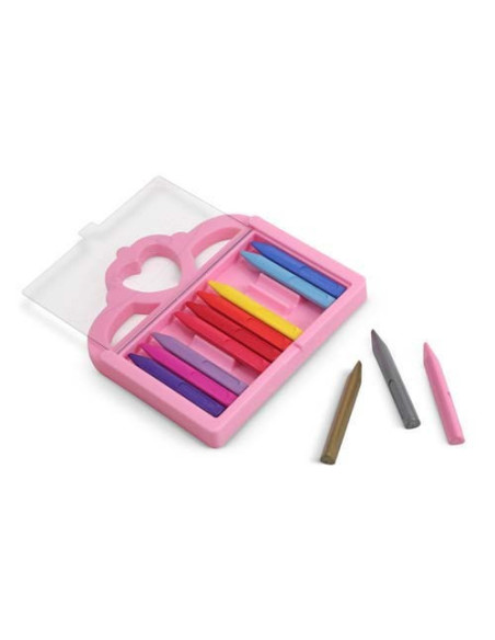 MD4155,Set creioane colorate triunghiulare Princess Melissa and Doug 12 buc